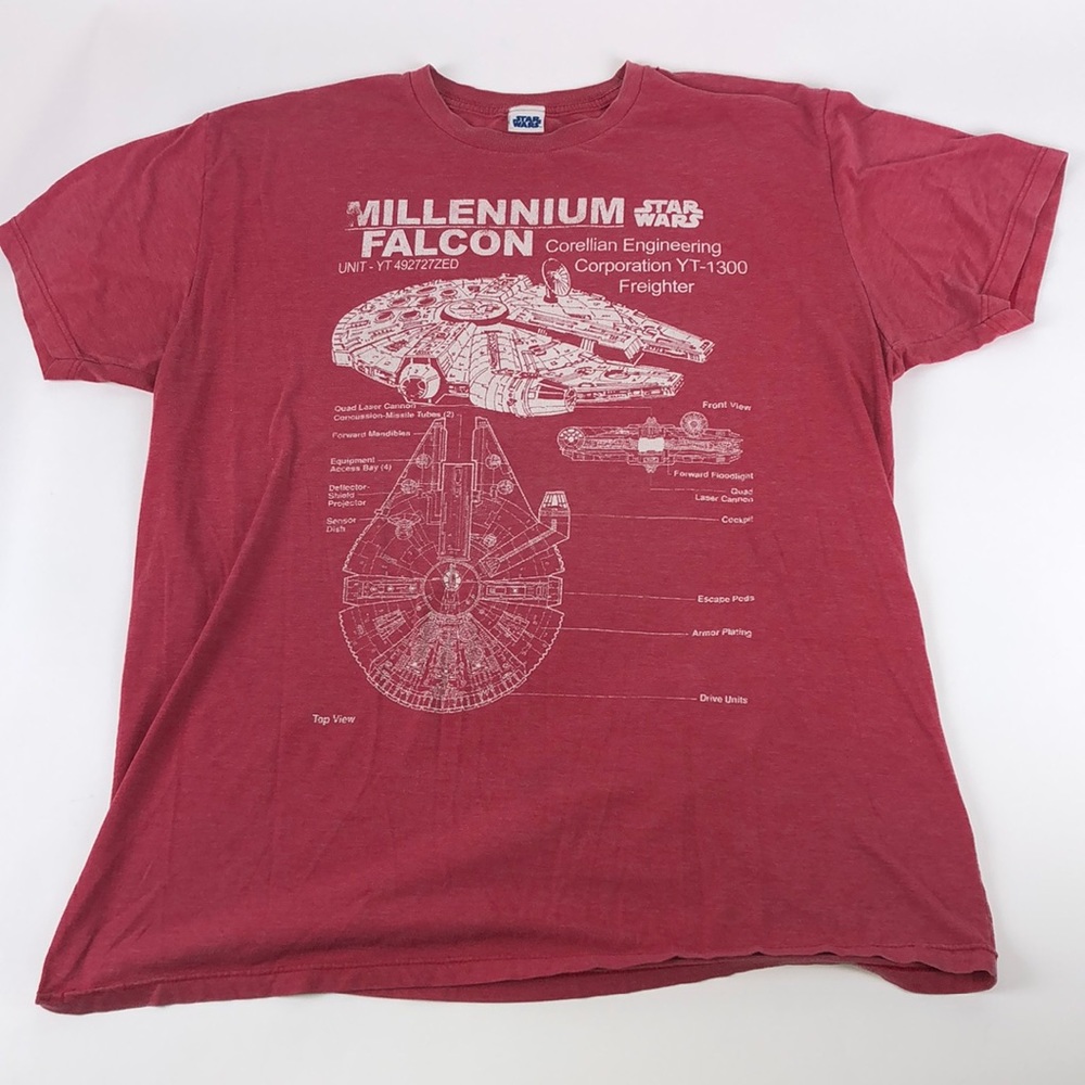 Star Wars Millennium Falcon t shirt